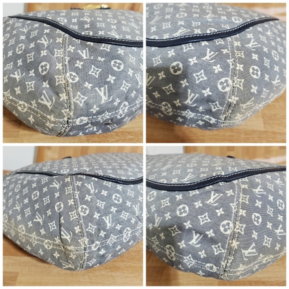 Authentic LOUIS VUITTON Encre Monogram Idylle Canvas Romance Bag - Picture 8 of 12